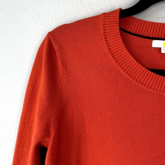 Boden Logan Pullover Wool Sweater Orange S - Picture 3 of 10
